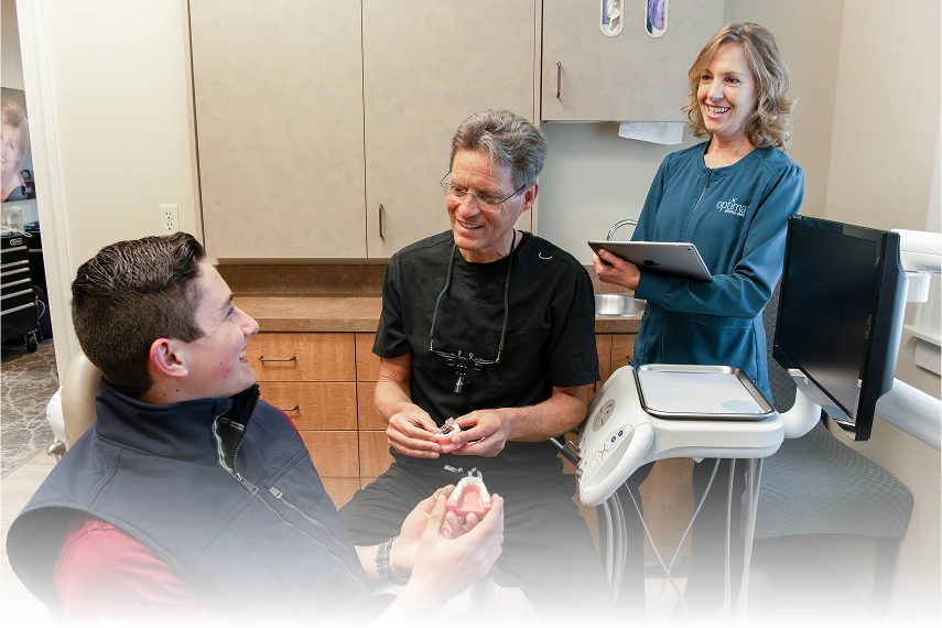 doctor talking to patient